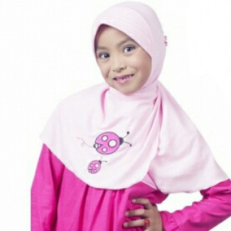 Jilbab Anak Munira 12 Pink